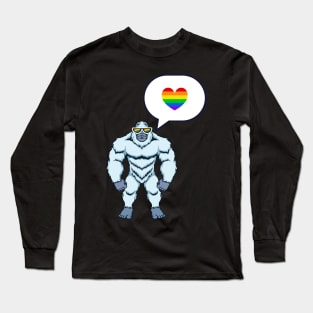 Diversity Pride Love Yeti Long Sleeve T-Shirt